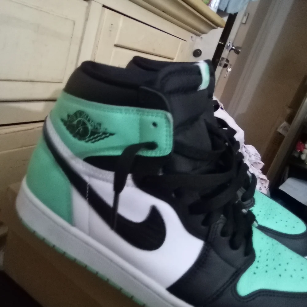 Nike Women's High-Top Sneakers - Black, White, Teal